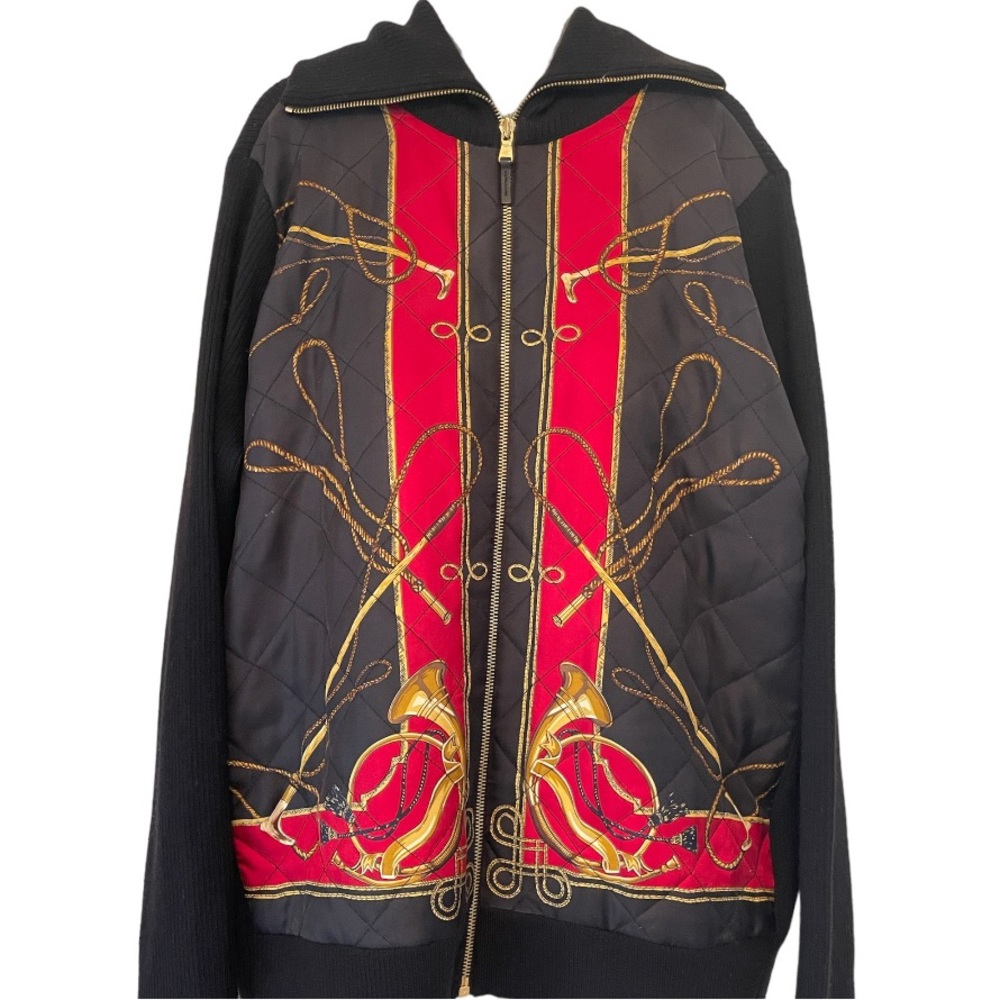 LAUREN Ralph Lauren EQUESTRIAN Silk/Wool CARDIGAN Sweater Jacket sz: 1X Women’s - Picture 8 of 8
